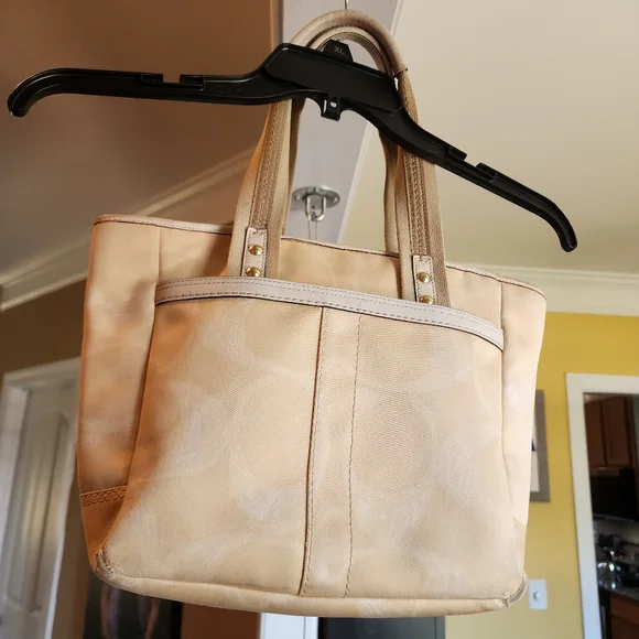 Coach Scribble Signature Cloth Bag - Picture 3 of 13